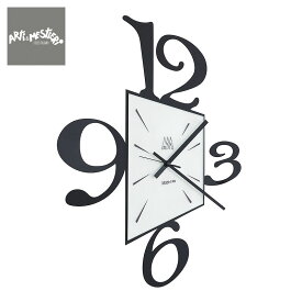 【 クーポン配布中 】 Arti e Mestieri アルティ エ メスティエリ 掛け時計 Prospettiva ブラック イタリア製 【 送料無料 】 アルティ エ メスティエリ 時計