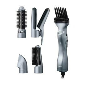 パナソニック Panasonic エアスタイラー ナノケア ノーブルグレー EH-KN9K-H ナノイー イオンチャージ 風温切替SET/DRY クールショット（冷風スイッチ） 5種類のアタッチメント ボリュームアップ 誕生日 クリスマス ギフト