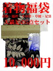 あす楽対応 大幅値下げ 洗える着物 着物 福袋 限定50セット販売 着物初心者にも 安心 小紋着物 5点セット