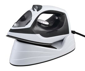 [Vegetable] 2WAY コード＆コードレススチームアイロン セルフクリーニング機能付き パワーショット付き 温度調節ダイヤル（ドライ/スチーム/高温） ノンステックかけ面 スプレー＆スチーム機