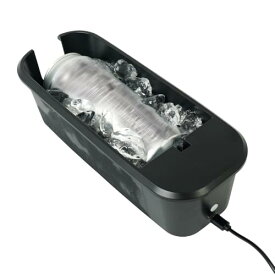 THANKO USBぐるぐる缶クーラー GRKN25CBK 缶クーラー ドリンク クーラー 缶クーラー 冷却 キンキン 缶ビール ビン 冷んやり 急速冷却 500ml缶 自動回転