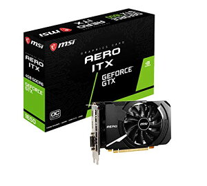 MSI GeForce GTX 1650 D6 AERO ITX J OC �O���t�B�b�N�X�{�[�h VD7557