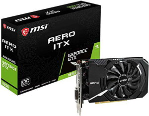 MSI GeForce GTX 1650 AERO ITX 4G OC �O���t�B�b�N�X�{�[�h VD6936