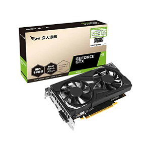 ���l�u�� NVIDIA GeForce GTX1650���� �O���t�B�b�N�{�[�h GDDR6 4GB �f���A���t�@���E�⏕�d���Ȃ����f�� GF-GTX1650D6-E4GB/DF3