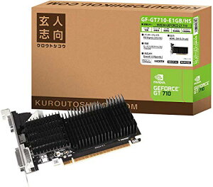���l�u�� NVIDIA GeForce GT 710 ���� �O���t�B�b�N�{�[�h 1GB �q�[�g�V���N �t�@�����X �y�������K�i�z GF-GT710-E1GB/HS