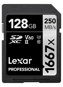 Original Lexar 1667x V60 250MB/s Flash Memory sd cards 64GB 128GB 256GB UHS-II U3 Card high speed SDXC For 3D 4K HD video 128GB