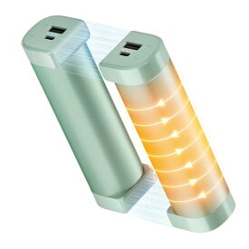 【2025 秒速発熱＆AI温度制御技術】 YUSIDO 充電式カイロ モバイルバッテリー機能 10000mAh大容量 繰り返し使える 最大14時間連続使用 3段階温度調節 電子 電気 usbカイロ 超軽量 ハンドウォーマー