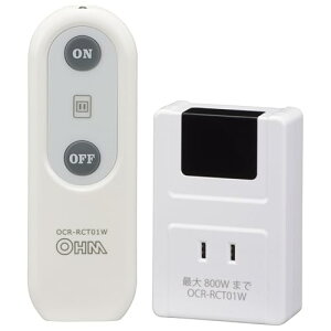 �I�[��(OHM) �����R���R���Z���g �d�C����p �R���Z���g�X�C�b�`�������R������ �����R���d���X�C�b�` ���ꂽ�ꏊ����R���Z���g���I���I�t �I�[���d�@ OCR-RCT01W 07-8778