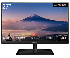 JapanNext JN-V27UHD-IPS-D 27�C���` �t�����j�^�[ �f�B�X�v���C 4K 3840x2160 IPS DP HDMI