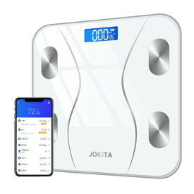 体重計 bluetooth スマホ連動 体組成計 ヘルスメーター 体脂肪計 対組成計 weight scale 電子スケール 体重計 体脂肪率 体脂肪率測定器 高精度 自動ON/OFF バックライト付 180kgまで対応 ボディスケー