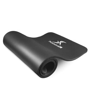 ProsourceFit Extra Thick Yoga and Pilates Mat ? (13mm), 71-inch Long High Density Exercise Mat with Comfort Foam and Carrying Strap