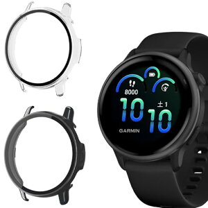 For GARMIN(�K�[�~��) vivoactive 6 �P�[�X �ی� �K���X�t�B���� ��̌^ �J�o�[ YANMONGI �����K���X �ی�t�B���� ���^�b�`���x �h�o �����ߗ� �h�w�� �S�ʕی� �Ռ��z�� �ȈՒ��E �ی�J�o�[ GARMIN(�K