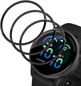 [3�Z�b�g]For GARMIN(�K�[�~��) vivoactive 6 �t�B���� �ی�t�B���� PET������ �Y�f�@�� 3D�Ȗ� �yZENGZOUZ�z �Ռ��z�� ��t�ȒP �X�N���b�`�h�~ �w��h�~ �����x �����ߗ� GARMIN(�K�[�~��) vivoactive 6 �t