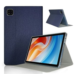 ALLDOCUBE iPlay60 Pad Pro �p �P�[�X YAJOJO �p�x���� �X�^���h 12.1�C���` ���^ �y�� �C�菝�h�~ �S�ʕی�^ �X�^���h�@�\�t�� �n�[�h�J�o�[ ALLDOCUBE iPlay60 Pad Pro �^�u���b�g �Ή� (�u���[)