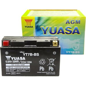 ��p���A�T YT7B-BS �V�[���h�^ AGM �o�C�N�p�o�b�e���[ (TAIWAN YUASA)