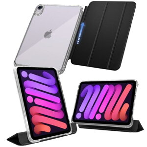 MS factory iPad mini 7 6 �p �P�[�X mini7 (A17 Pro 2024 ��7����) mini6 (2021 ��6����) ���O���\ �y�� �ϏՌ� �J�o�[ �c�u��/���u���X�^���h �A�C�p�b�h�~�j �\�t�g�t���[�� �w�ʓ��� ���b�`�u���b�N ��