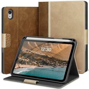 KingBlanc iPad mini7 �P�[�X (A17 Pro�A2024)�EiPad mini 6 �P�[�X 2021 ���f�� 8.3�C���`�Ή� �蒠�^ �y�����[�� ���C�����X�[�d�Ή� �I�[�g�X���[�v/�E�F�C�N �y���z���_�[�t�� �G�`���p�x PU�������U�[ i