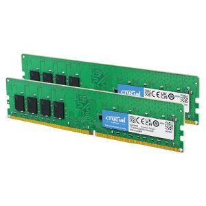 Crucial �f�X�N�g�b�v�p���݃����� 64GB(32GBx2��) DDR4 3200MT/s(PC4-25600) CL22 UDIMM 288pin CT2K32G4DFD832A