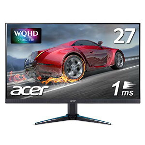 ���{�G�C�T�[ Acer �Q�[�~���O���j�^�[ Nitro VG270Ubmiipx 27�C���` IPS ����� WQHD 1ms 75Hz FreeSync �t���[�����X�f�U�C�� HDMIx2 �X�s�[�J�[���� VESA�}�E���g�Ή� �`���g �t���b�J�[���X �u���[���C�g