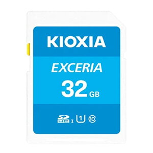 Kioxia 16GB 32GB 64GB 128GB 256GB Exceria SD�������J�[�hSDXC UHS-I U1 Class 10 ���[�h100MB/�b�B 32GB LNEX1L032GG4