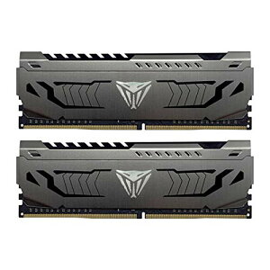 Patriot Viper Steel DDR4 3200MHz PC4-25600 64GB (32GB x 2��) �A���~�j�E�����q�[�g�V���N �f�X�N�g�b�v�p������ PVS464G320C6K