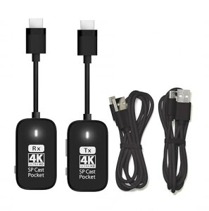�v�����X�g�� ���C�����X�v���[���e�[�V���� SimpleCastPocket 4K�Ή� ���C�����X HDMI to HDMI ��ʃ~���[�����O/�g�� �q�@����7��܂� SPCASTPOCKET-H1-4KR1