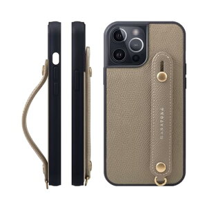 HANATORA for iPhone 15ProMax �P�[�X �{�v �ϏՌ� �w�ʃx���g �X�}�z�P�[�X �X�}�z �X�^���h�@�\ �l�b�N �X�g���b�v �t�� �G���{�X���U�[ �M�t�g �}�O�l�b�g�Ȃ� �O���[�W�� NGH-15ProMax-Grege