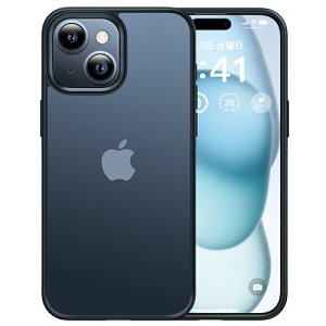 �y�ČRMIL�K�i�E�w��h�~�zCASEKOO iPhone 15 �p �P�[�X �ϏՌ� ����~�� �w��h�~ �ČRMIL�K�i �}�b�g�d�グ �X�g���b�v�z�[���t�� ���ϖh�~ �ϋv�� �J�o�[ ���C�����X�[�d�Ή� �A�C�t�H�� 15 �p 6