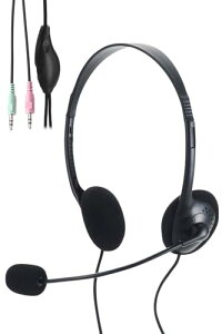 �G���R�� �L���w�b�h�Z�b�g 3�� �}�C�N�t�� �I�[�o�[�w�b�h ���� �y�� ���^ �E�C���h�X�N���[�� �{�����[���R���g���[���[�t�� �u���b�N HS-HP14SBK