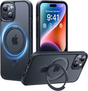 �y8�N�Ԃ̋Z�p�����I4in1�����\���f���zCASEKOO iPhone 15 �p �P�[�X �������� �ČRMIL�K�i �ϏՌ� MagSafe�Ή����ϋv�� �B���X�^���h ���c�����w��h�~ �}�b�g�d�グ ���ϖh�~ ���^������ �X�}�z�P
