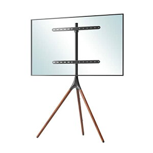 DMM.make DISPLAY/TV�X�^���h �e���r�X�^���h 43-65�C���` VESA�Ή� ���E180°��] �ؖ�3�r �u���E�� DKS-LS3L
