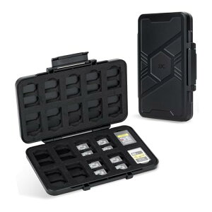 JJC 60�X���b�g �������[�J�[�h�P�[�X ��e�� 40��Micro SD TF MSD�J�[�h + 20�� CFexpress Type A �J�[�h ���[�P�[�X cf�^�C�va TF�J�[�h�P�[�X �ϏՌ� �y�� �h�H �h�o �g�ѕ֗�