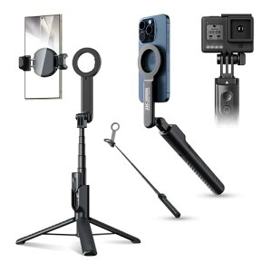 JJC ���C Magsafe�Ή� ���B��_ �X�}�z �O�r �X�}�z�z���_�[ �܂肽���ݎ� �����R���t�� �g�уX�^���h �O�r�}�E���g iPhone 17 16 15 14 13 12 pro max Air Android Gopro HERO 12 11 10 9 DJI Action 4 3 2 �A�N�V�����J