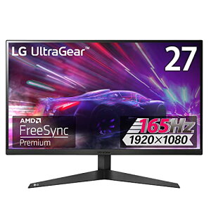LG �Q�[�~���O ���j�^�[ UltraGear 27GQ50F-B 27�C���`/�t��HD/VA/165Hz/1ms MBR/FreeSync Premium/HDMI×2,DisplayPort×1/3�N���S�E���P�_�ۏ�