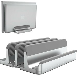 �m�[�g�p�\�R�� �X�^���h PC�X�^���h �c�u�� 2����[ �z���_�[�������\ �A���~�����f�� Geecol Vertical Laptop Double Stand for MacBook Pro Air Mini Clamshell Mode & All Notepc