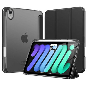 TiMOVO iPad mini7 �P�[�X (A17 Pro) iPad mini ��7/6���� �P�[�X (8.3�C���`�A2024/2021) �X���� �O�܂�2WAY�X�^���h �y�����[ PencilPro/��2������[ PC�������o�b�N PU���U�[ �Ռ��z�� �I�[�g�X���[�v�@�\�t