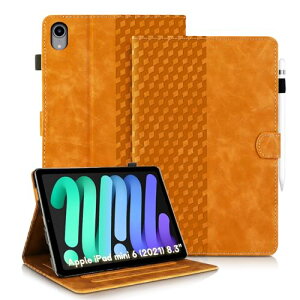 CASAFUNY iPad Mini7 �P�[�X (A17 Pro 2024 ���f���A��7����) iPad mini6 �P�[�X(2021���f���A��6����) ��p �X�}�[�g�P�[�X �r�W�l�X �J�o�[ iPad ��7����P�[�X iPad ��6����P�[�X �X�^���h�@�\ �I�[�g�X��