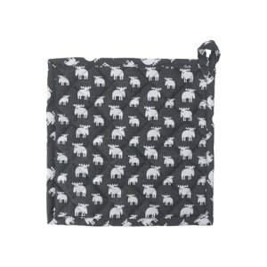 moz モズ 鍋敷き グレー 北欧 おしゃれ かわいい ポットホルダー 布 キッチン