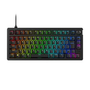 HyperX Alloy Rise 75 �Q�[�~���O�L�[�{�[�h ���{��z�� ���J�j�J�� 75% ���j�A�X�C�b�` ���f�B�A�R���g���[���[ �K�X�P�b�g�}�E���g �z�b�g�X���b�v �J�X�^�}�C�Y 7G7A4AA#ABJ