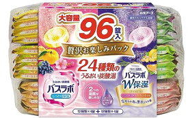 【大容量】 白元アース HERSバスラボ 贅沢お楽しみパック 96錠入 炭酸 入浴剤 スキンケア 保湿 [医薬部外品]