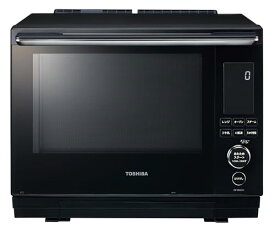 東芝 (TOSHIBA) オーブンレンジ 電子レンジ フラットテーブル microwave 簡単操作 石窯ドーム 30L ER-YD3000(K)