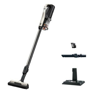 日立 掃除機 ラクかる コードレス スティッククリーナー PV-BL3J N シャンパンゴールド 本体日本製 軽量 1.1Kg 自走式 LEDライトでごみくっきり ハンディクリーナー スタンド付き