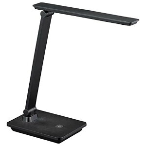 オーム電機 LEDデスクランプ ブラック DS-LS24DSM-K 06-3702 OHM