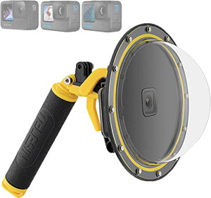 Kiowon GoPro HERO12 HERO 11 HERO 10 HERO 9 �K�p �h�[���|�[�g �S�[�v���p �����h�[�� 30M �����B�e�p �n�E�W���O�P�[�X 180°���L�p �h���P�[�X �_�C�r���O/���j/�T�[�t�B���ȂǍœK(GoPro 12 11 10 9 �Ή��j