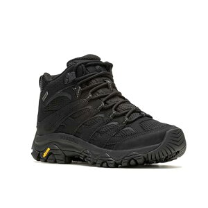 [] nCLOV[Y Moab 3 Synthetic Mid Gore-Tex fB[X BLACK/BLACK 25.0 cm 2E