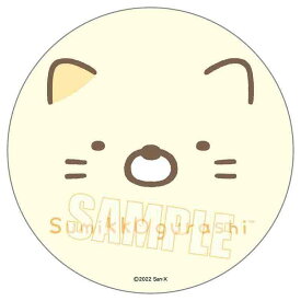 ベルハウス ウッドコースター すみっコぐらし ねこ フェイス 約W95×H95×D5.5mm 木製