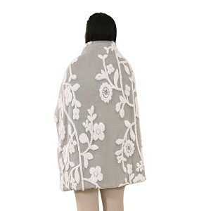 lattefine 2枚合わせ 毛布 ひざ掛け 厚手 マイクロファイバー 肩掛けブランケット ひざかけ 暖かい 極温 あったか 静電気防止 洗える 抗菌防臭 四季適用 キャンプ 掛け毛布 (グレー・100X145cm)