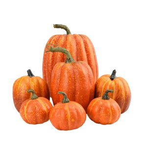 7PCS ハロウィン かぼちゃ ハロウィン飾り DIYかぼちゃ ハロウィン置物セット ハロウィン/感謝祭/季節飾りなどに飾り付け オブジェ (style1)