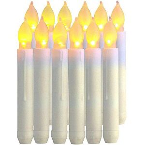iluckyla LED電子キャンドル,電池式蝋燭,ろうそくイルミネーション,点滅機能,飾り/庭/結婚式/パーティー/クリスマス装飾ライト ロマンチックな雰囲気作り 安心安全 12本イルミネーション