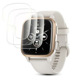 for GARMIN(�K�[�~��) Venu Sq 2/Venu Sq 2 Music�p �ی�t�B�����y3���Z�b�g�zTPU�� for GARMIN Venu Sq 2�t���t�B���� �����ߗ� �w��h�~ �Ռ��z�� �L�Y�C�� �C�A���X �ȒP�\��t�� �������h�~ Venu Sq 2 Music�t